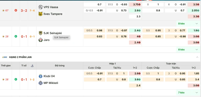 Xem trực tiếp bóng đá KQBD 24h